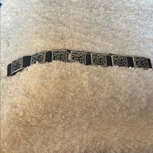 Black and Silver Bracelet